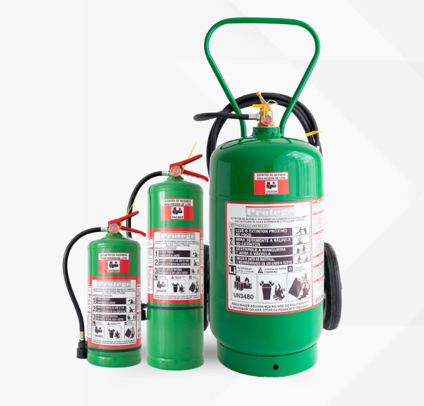 Extintores para baterias de lítio Protege